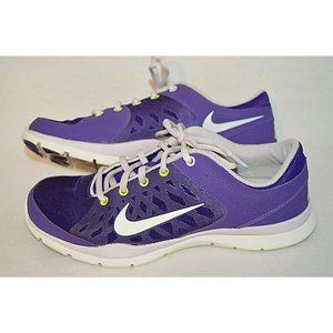 Nike Flex Trainer 3 Women’s Size 9.5 Purple White Sneakers Shoes  580374-501